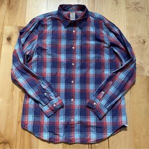 Men’s Gap Plaid Collared Button Down Long Sleeve Shirt